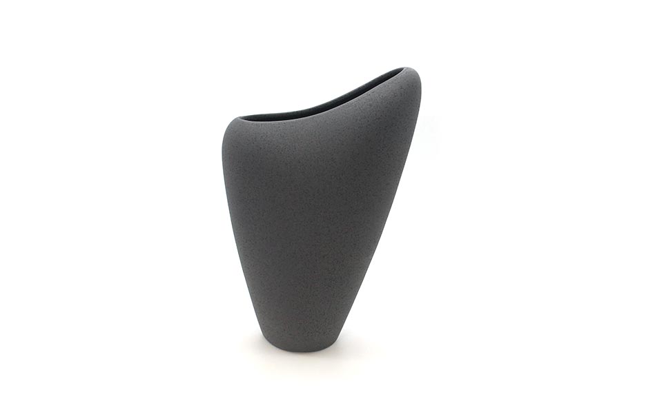 Boomerang Vase (L), Black, 31×13.5×48.5cm, 3401
