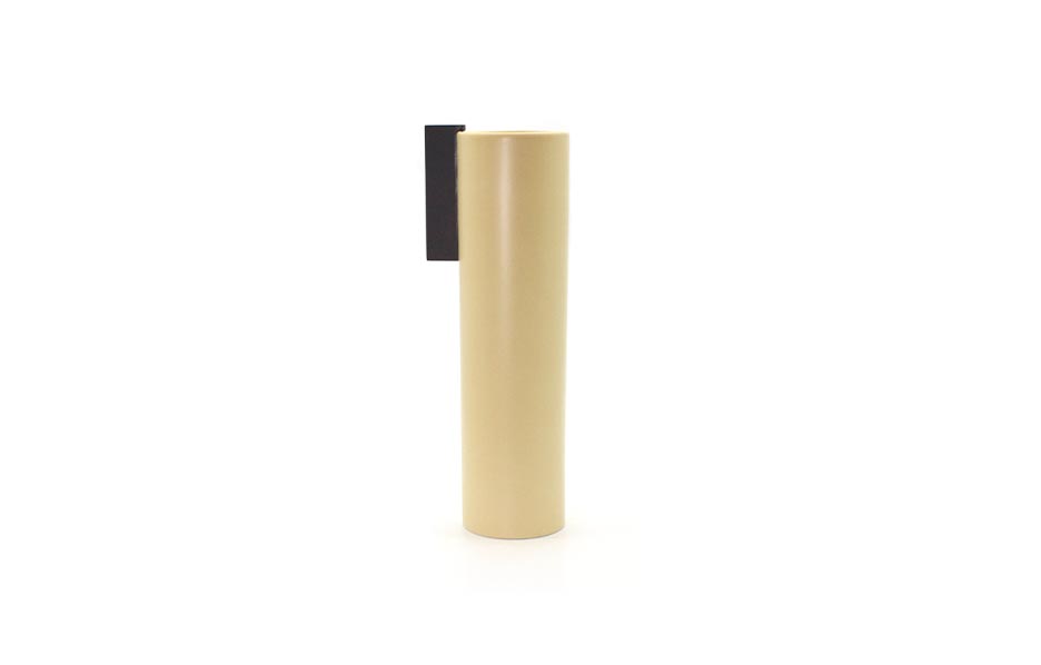 Cylinder vase (S), Yellow, Ø10×13x36cm, J1430W1