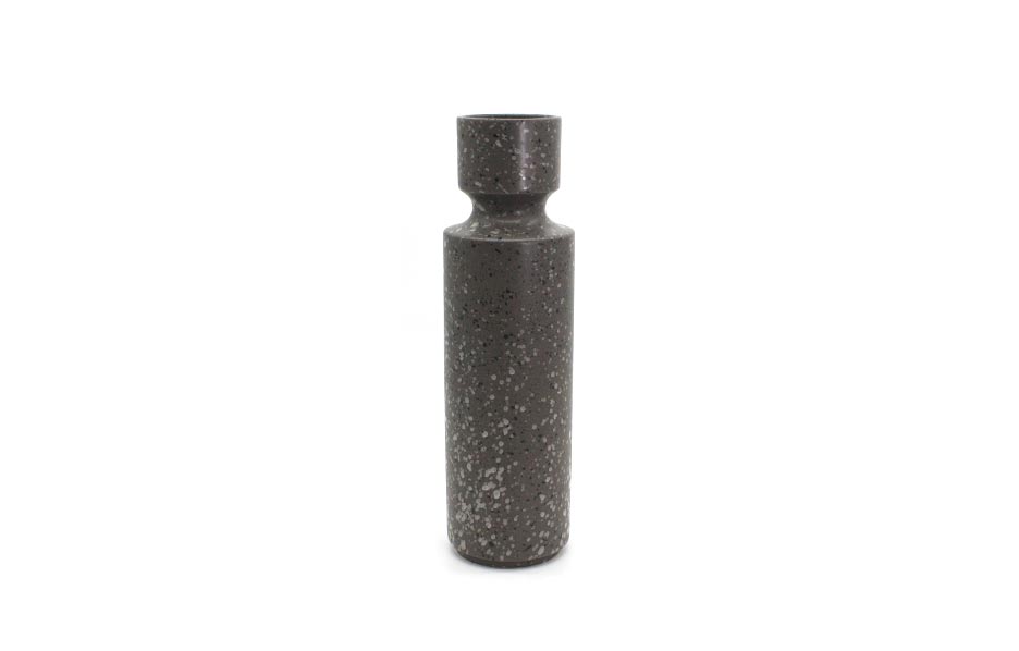Tune vase L, Dark grey, Ø11x34cm, J2480