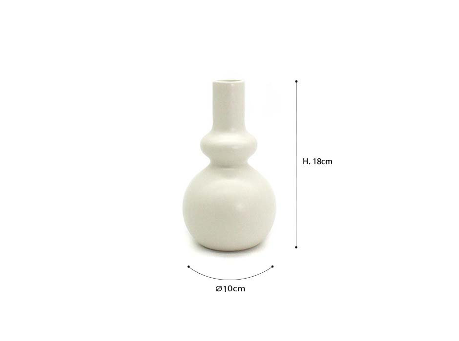 Downy M, White, Ø10x18cm, J2782