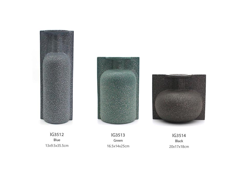 Sisal Tall, Blue, 13×9.5×35.5cm, J2665-tall