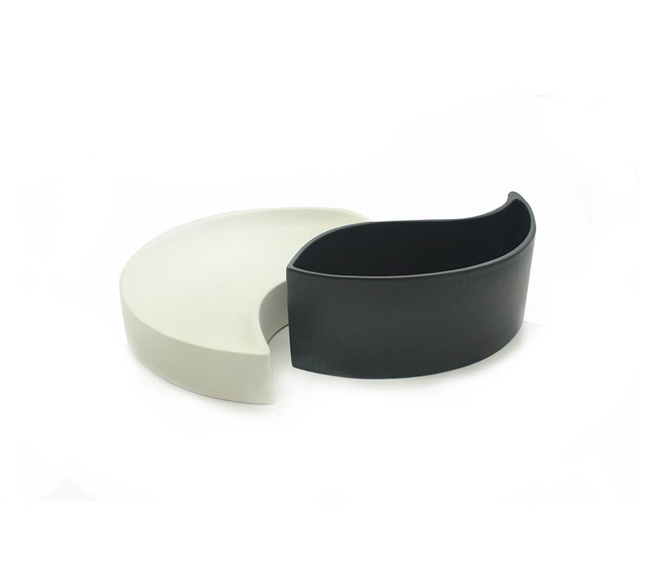 Table Center Tall-Black, 35.5x15x12cm, 1308
