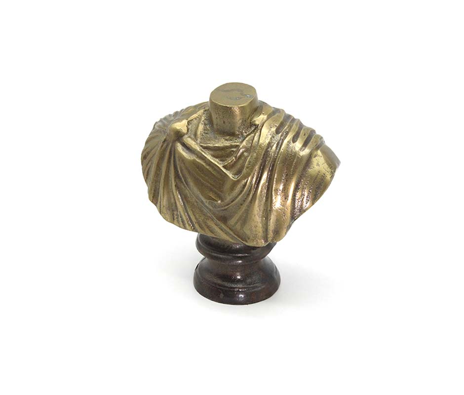 roman bust, Brass antique + Bronze, 22x10x21cm, 21095-22