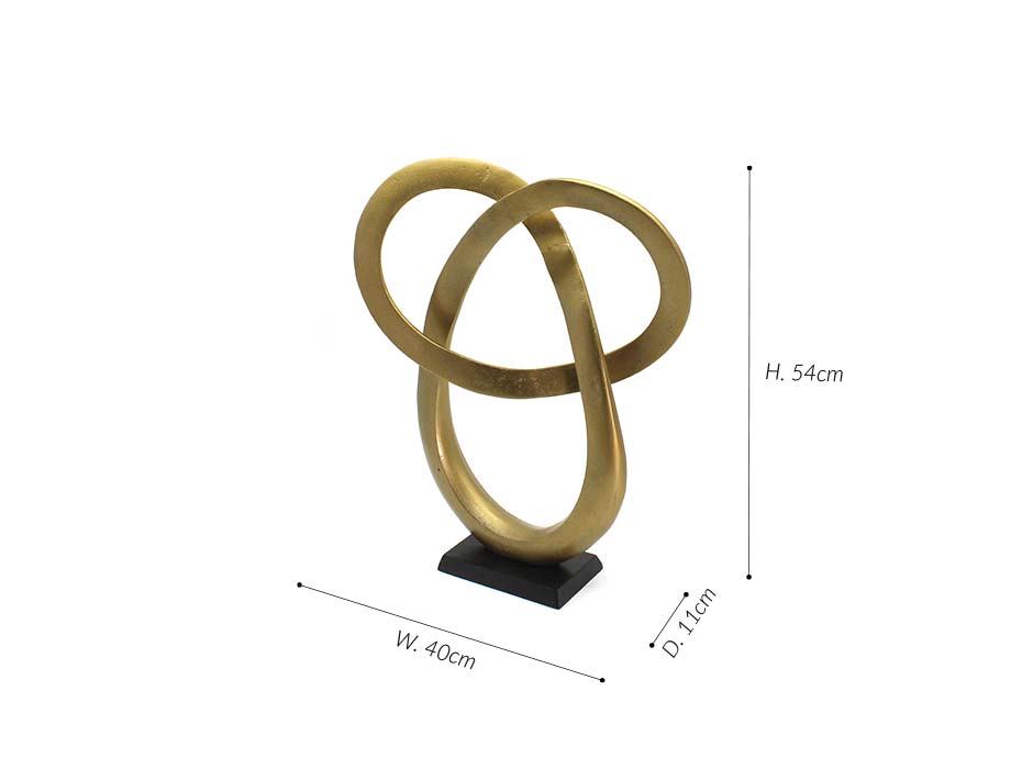 infinite 11, Brass antique + Bronze, 40x11x54cm, 20745-53