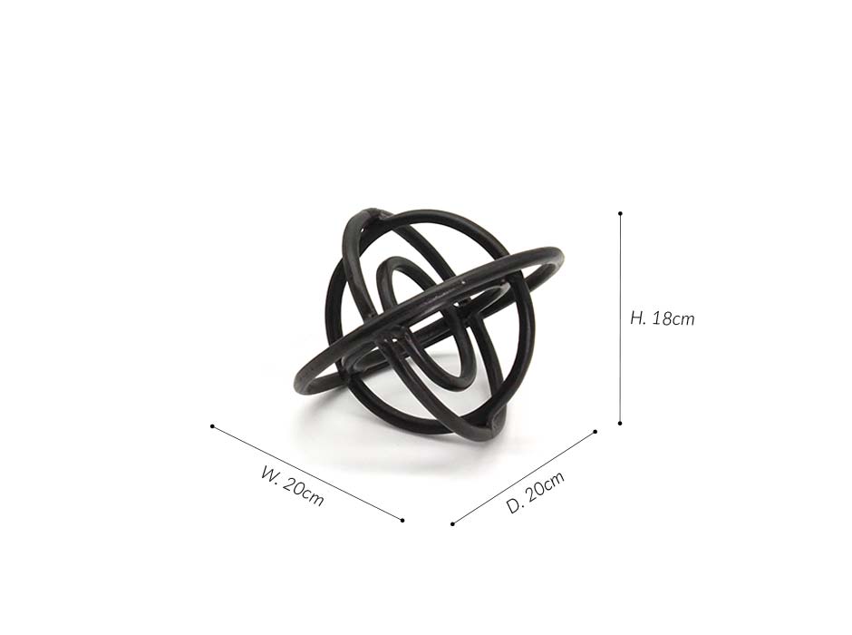 galaxy 18, Dark bronze, 20x20x18cm, 22324-20