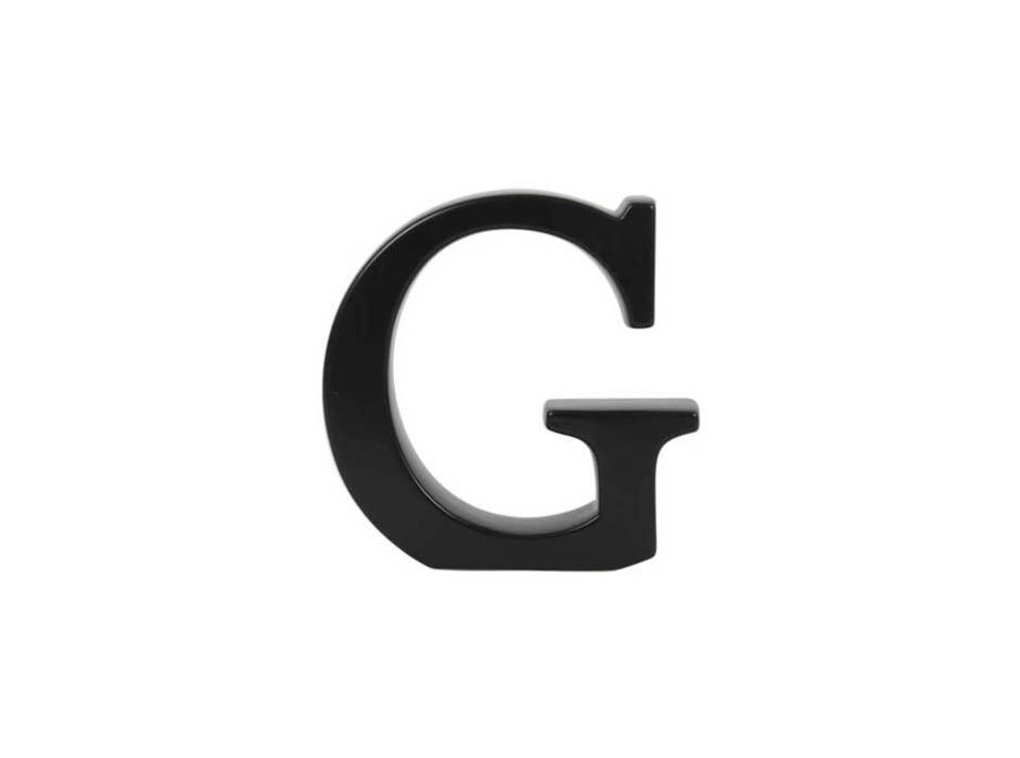 Alphabet G, Black, 23×5.5x24cm, K11786