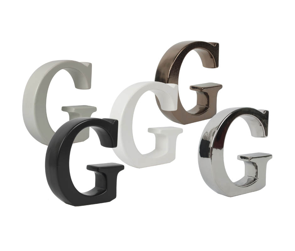 Alphabet G, Black, 23×5.5x24cm, K11786