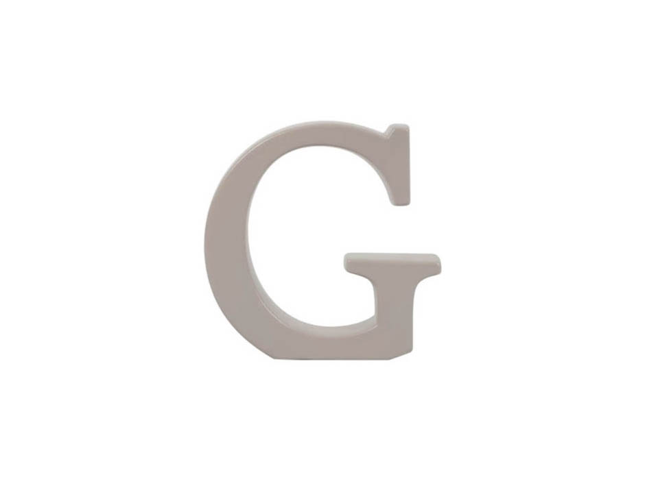 Alphabet G, Grey, 23×5.5x24cm, K11786