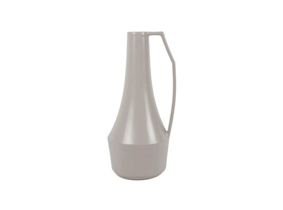 Handle Vase, Grey, 20.5×18.5x44cm, K11840