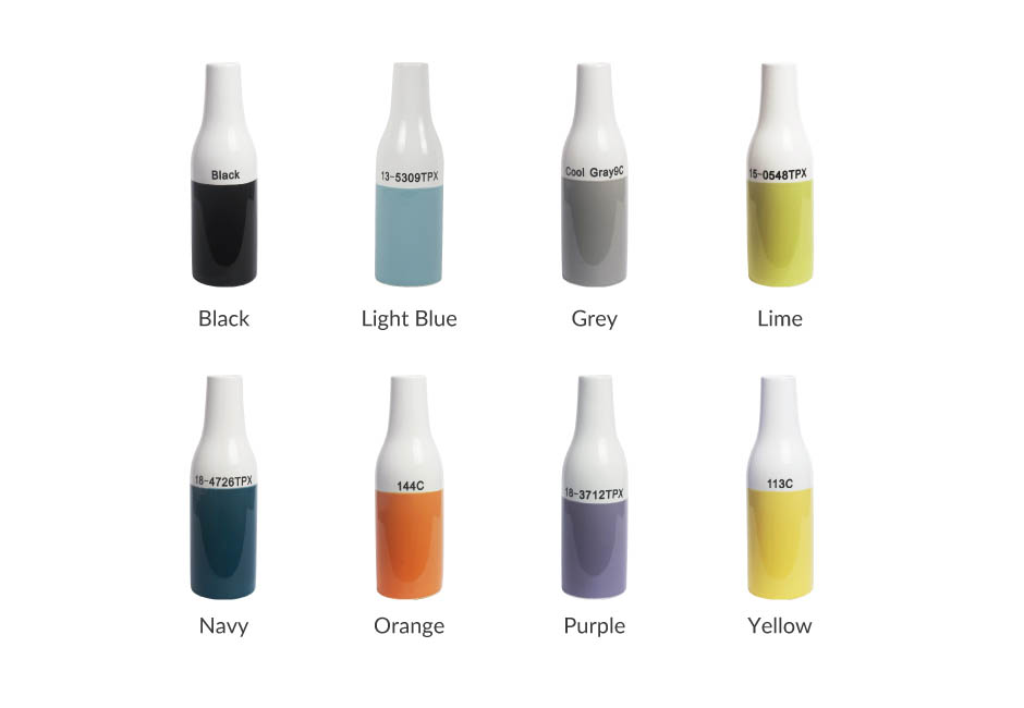 PANTONE Bottle, Purple, 8x8x25cm, K11866