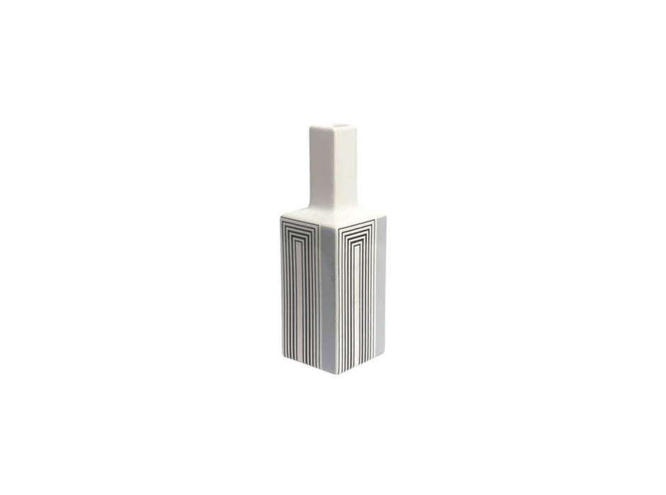 Square Bottle, White, 6.5×6.5x19cm, K12413