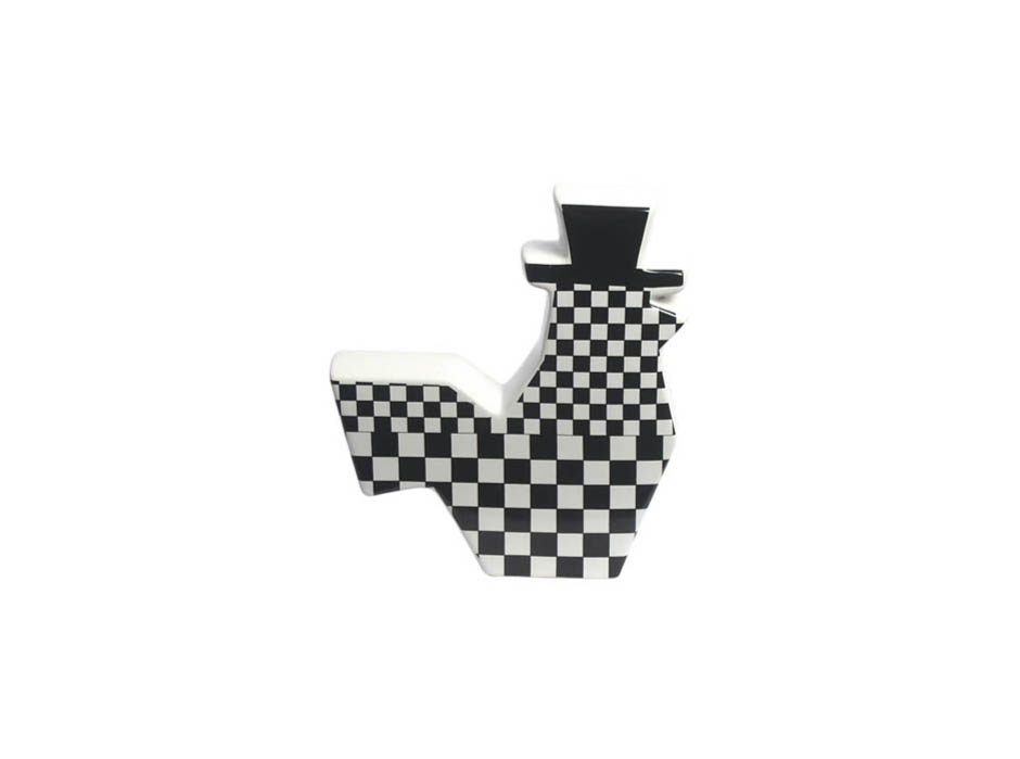 Bird w.Hat, Black, 16×4.5×20.5cm, K12768