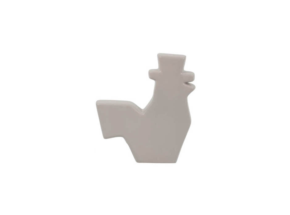 Bird w.Hat, Grey, 16×4.5×20.5cm, K12768