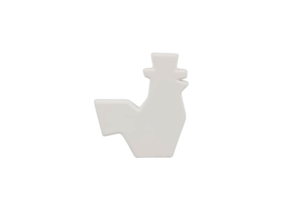 Bird w.Hat, White, 16×4.5×20.5cm, K12768