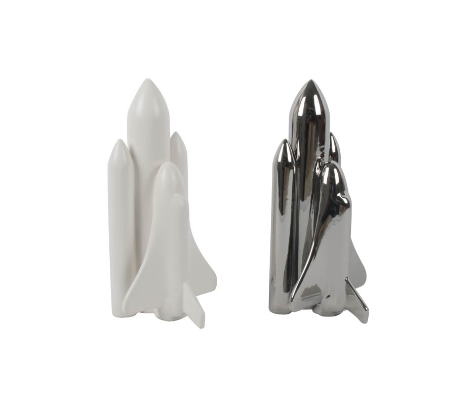 Rocket, White, 13x12x27cm, K12831