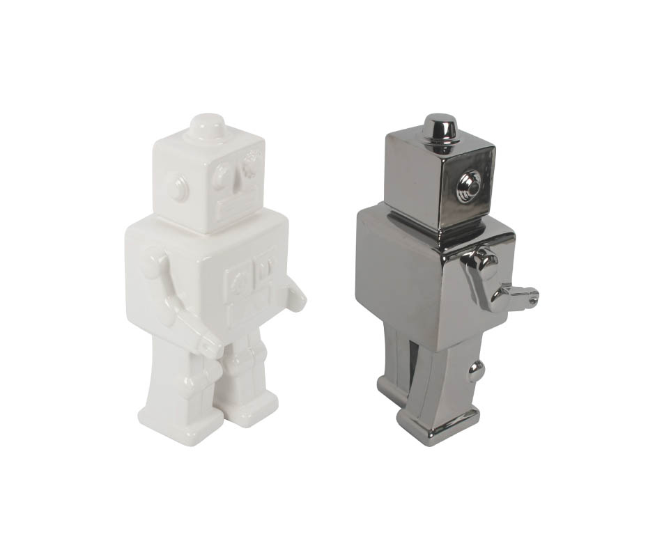 Cap ROBO, White, 13x11x26cm, K13089