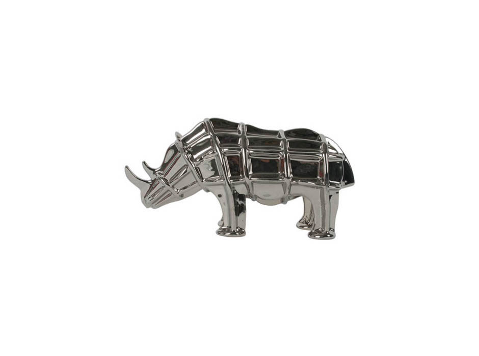 Rhino, Silver, 23×7.5×11.5cm, K13116