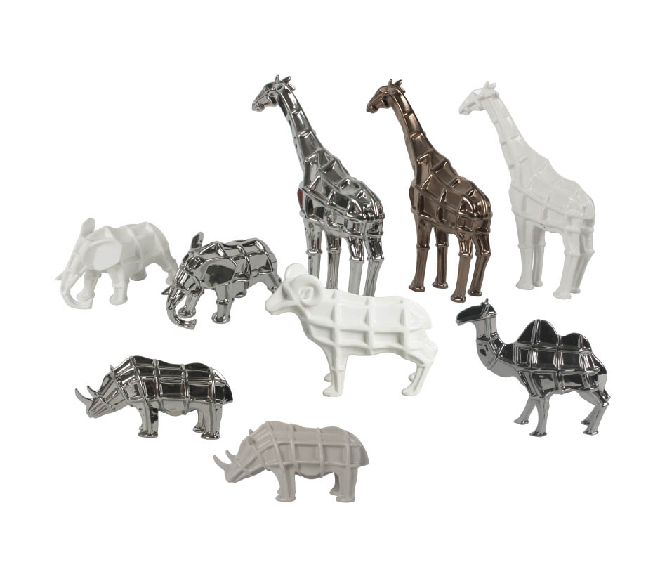 Giraffe, Silver, 23x7x28.5cm, K13117