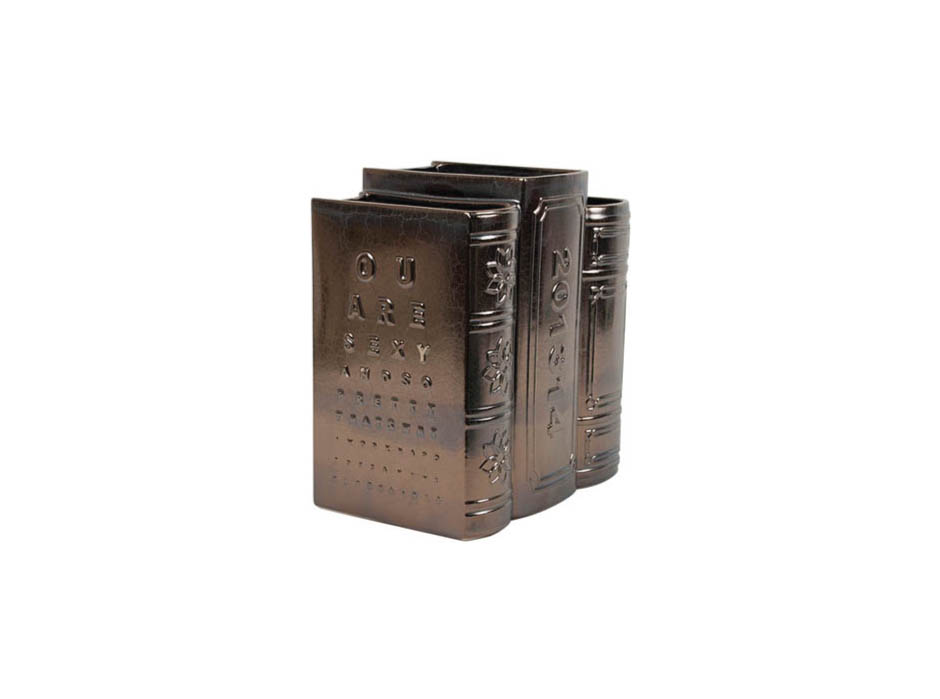 Triple Book Vase, Bronze, 27.5×17.5x29cm, K13252