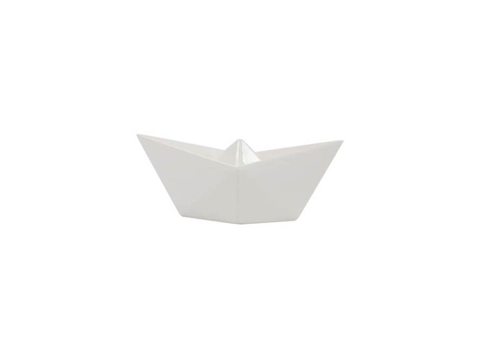 Paper Boat, White, 20x9x8cm, K13376