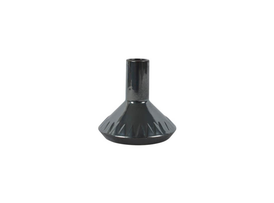 Triangle Vase, Grey, 15.5×15.5×15.5cm, K13554
