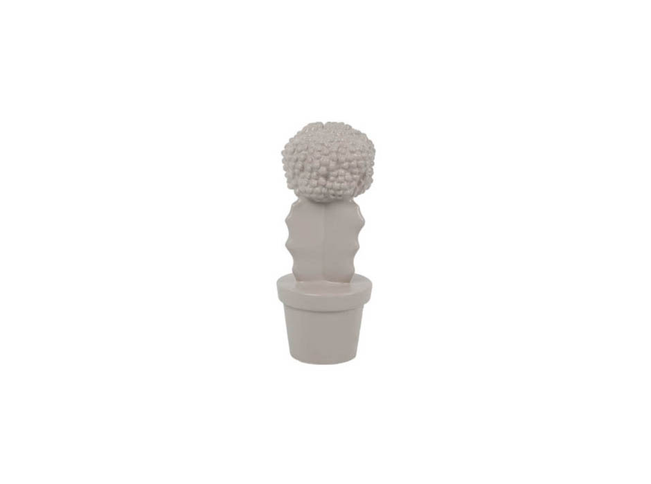 Cactus, Grey, 8x8x20.5cm, K21507