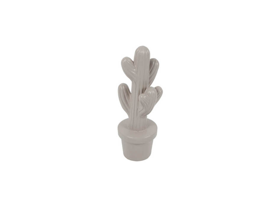 Cactus, Grey, 8x8x26cm, K22020