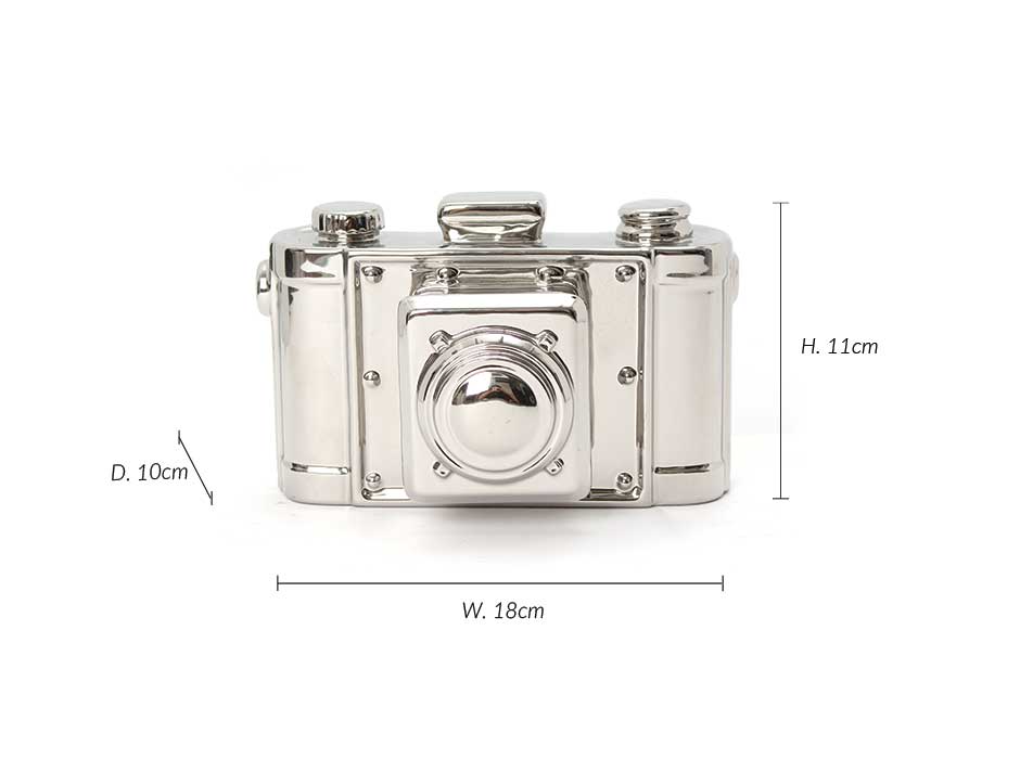 Camera, Silver, 18x10x11cm, K14240