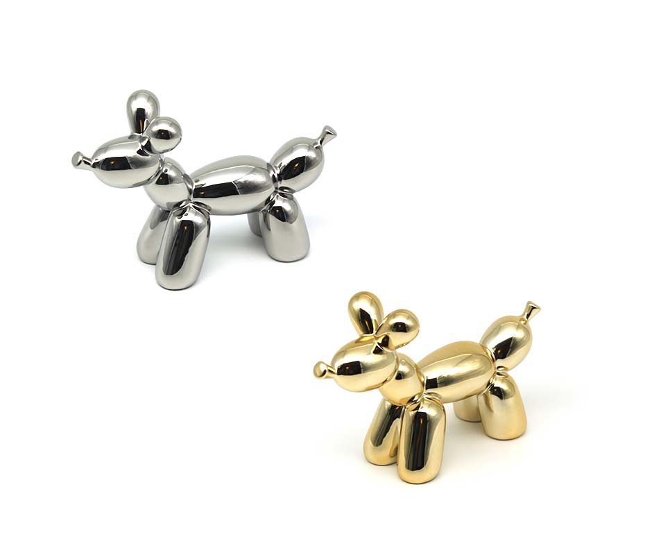 Balloon puppy 16, Gold, 23×8.5×16cm, K12243