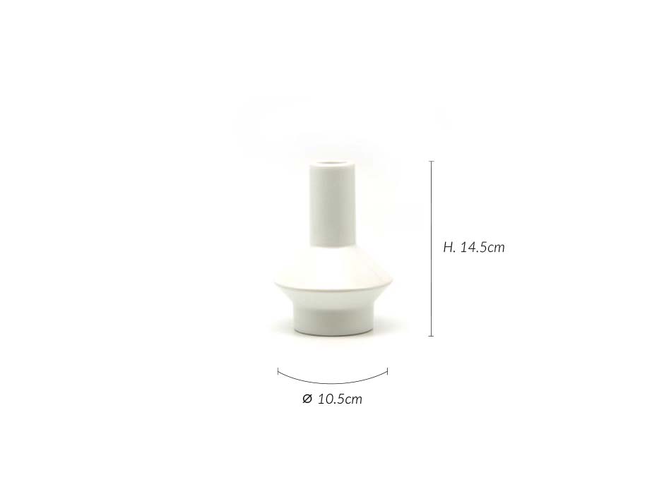 Diamond 14, White, 10.5×10.5×14.5cm, K14818
