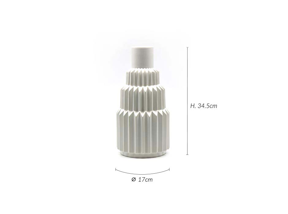 Wheel 35, White, 17x17x34.5cm, K14956