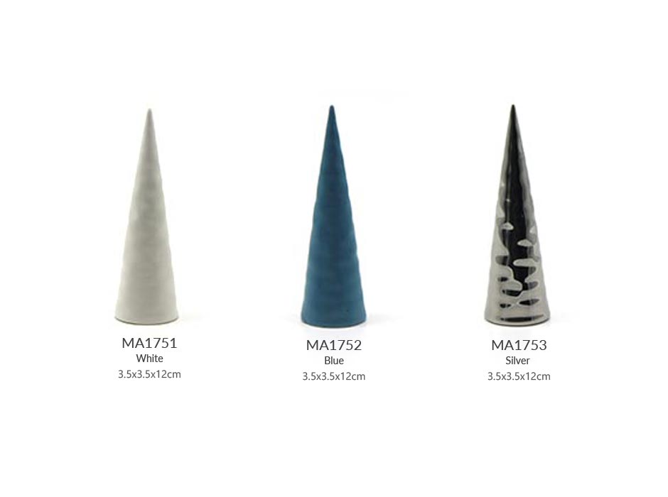 Mini Horn 12, Silver, 3.5×3.5x12cm, K14813