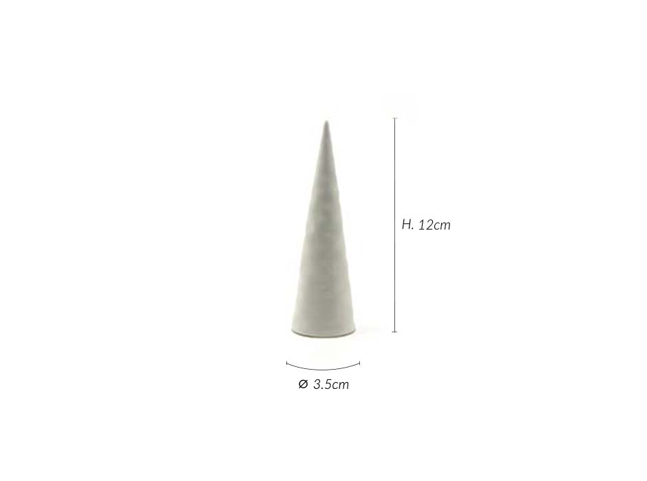 Mini Horn 12, White, 3.5×3.5x12cm, K14812