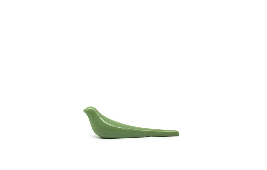 Bird 8, Green, 23.5x5x8cm, K14795