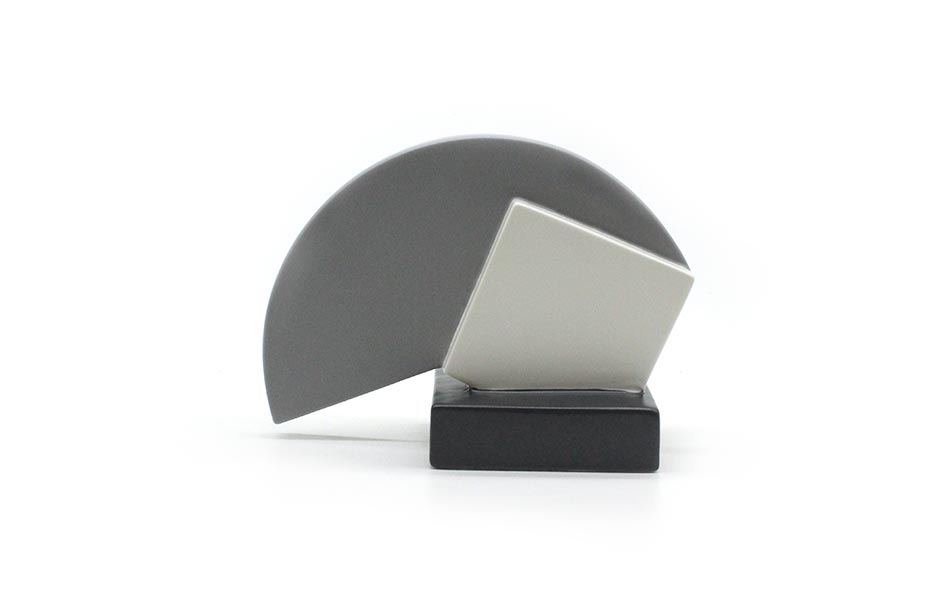 Grey Shape, Gray, 19.5×8.5x14cm, K17224