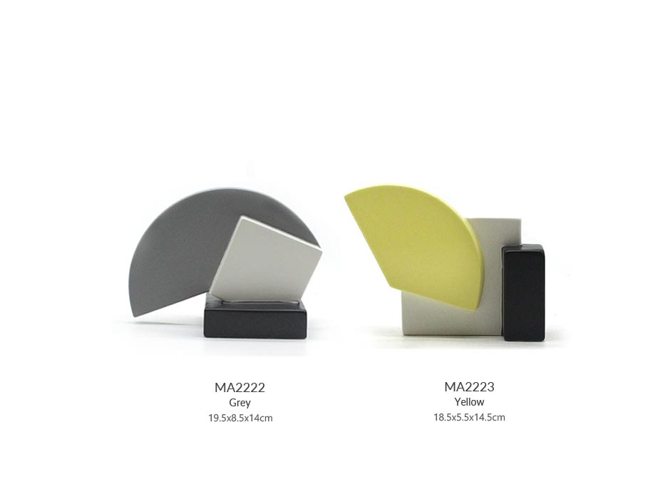 Grey Shape, Gray, 19.5×8.5x14cm, K17224