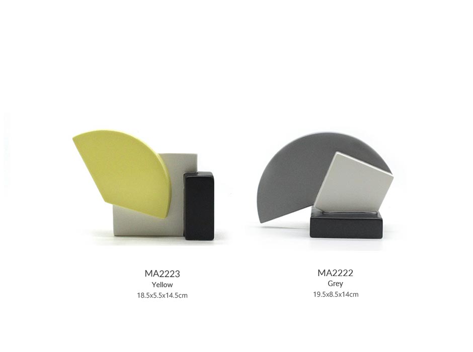 Yellow Shape, Yellow, 18.5×5.5×14.5cm, K17226