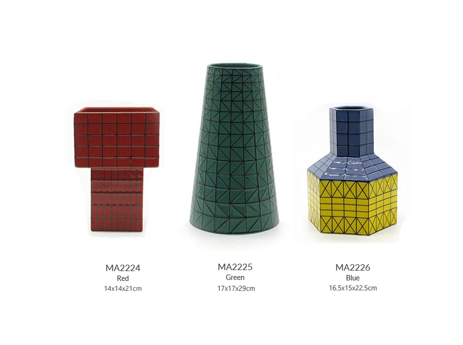 Cubic Green, Green, 17x17x29cm, K24082