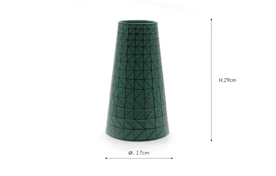 Cubic Green, Green, 17x17x29cm, K24082