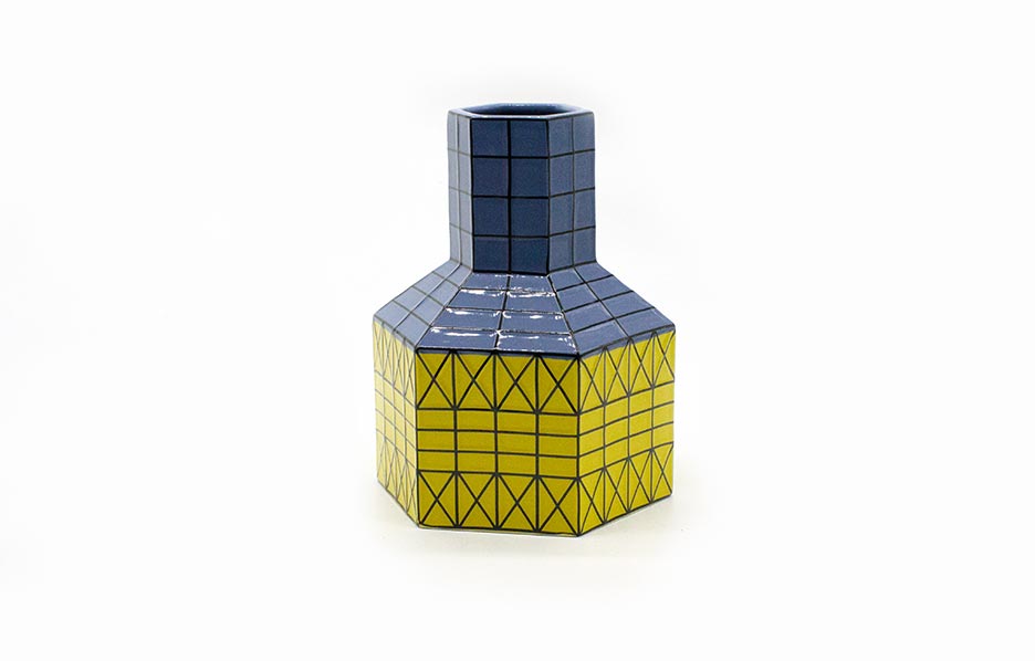 Cubic Blue, Blue, 16.5x15x22.5cm, K24083
