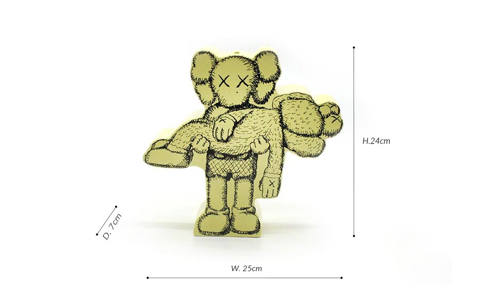 KAWS Object 24cm, Yellow, 25x7x24cm, K17143