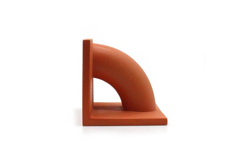 Bookend Orange, Orange, 16×15.5×16.5cm, K17286