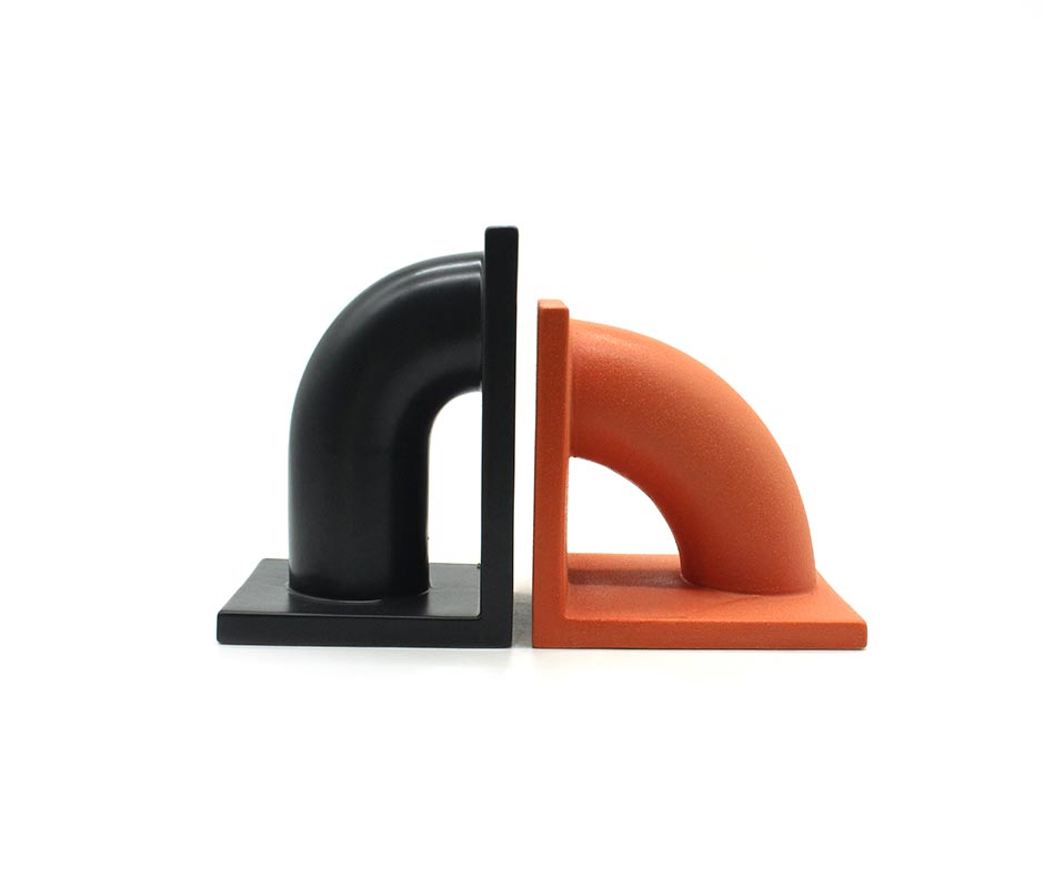 Bookend Orange, Orange, 16×15.5×16.5cm, K17286
