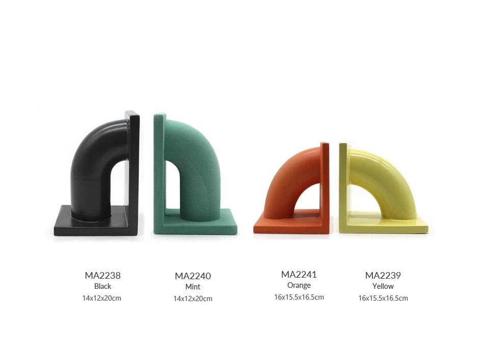 Bookend Orange, Orange, 16×15.5×16.5cm, K17286