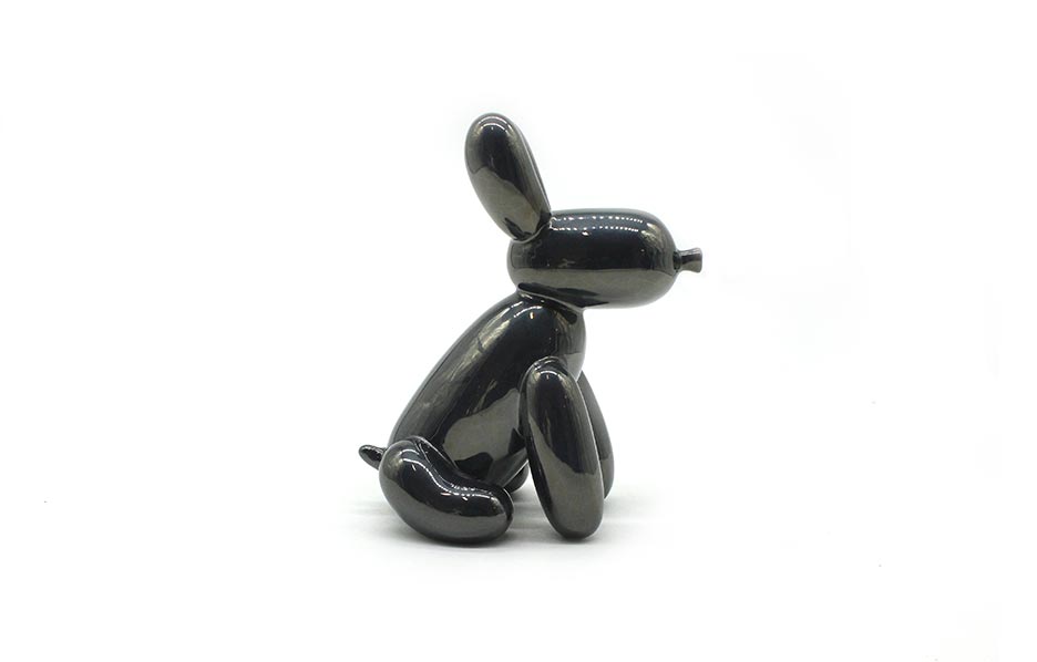 Balloon Puppy Metalic, Black, 18x11x21cm, K16494