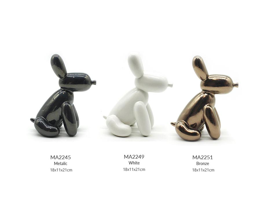 Balloon Puppy Bronze, Brown, 18x11x21cm, K23750