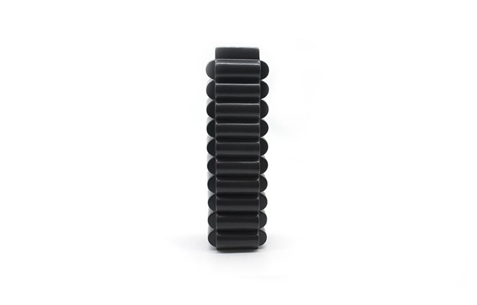 Squre Vase-Black, Black, 13x13x42cm, K16431