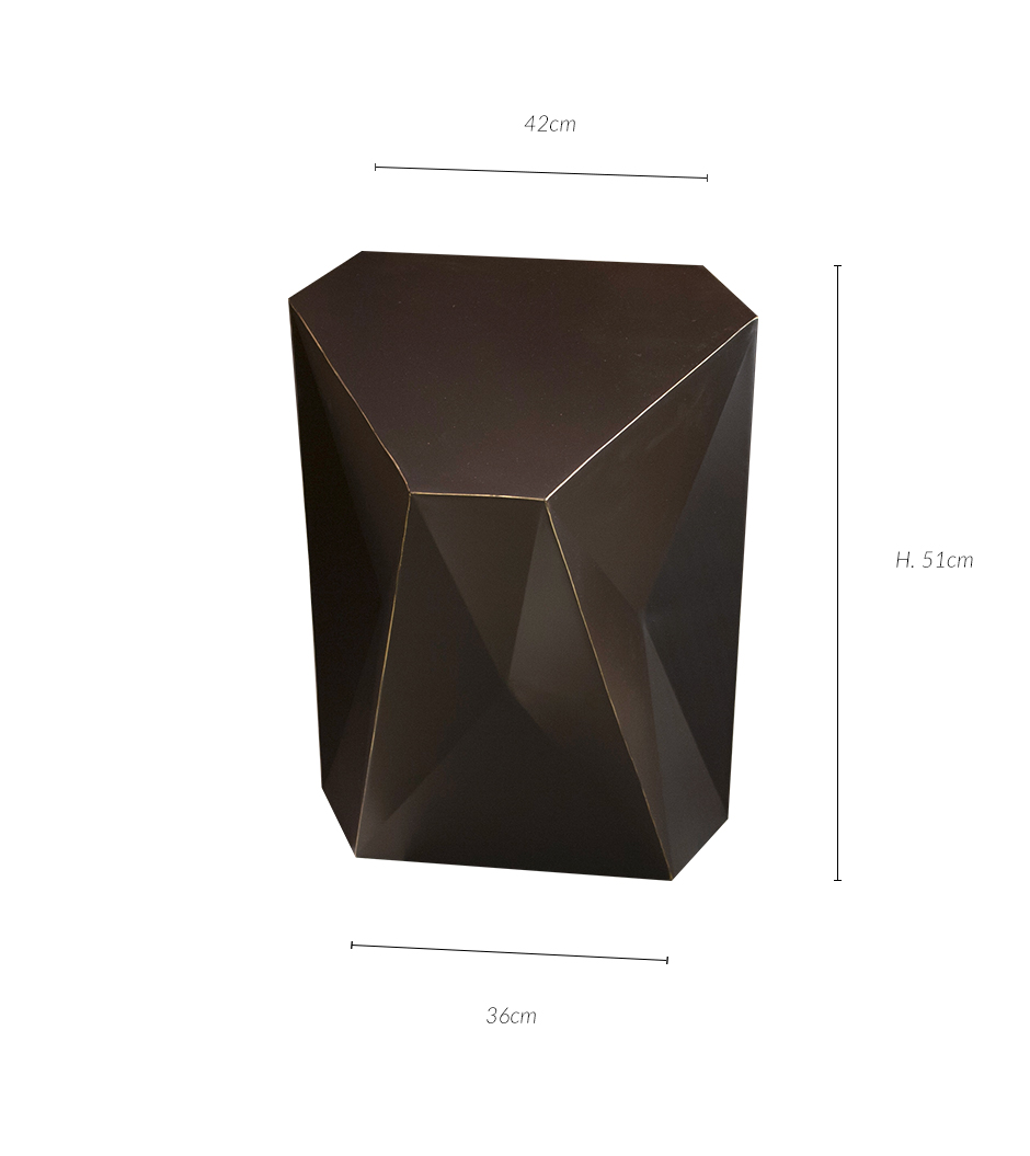 STOOL, Bronze, 42 x 36 x 51cm, MHC-2217