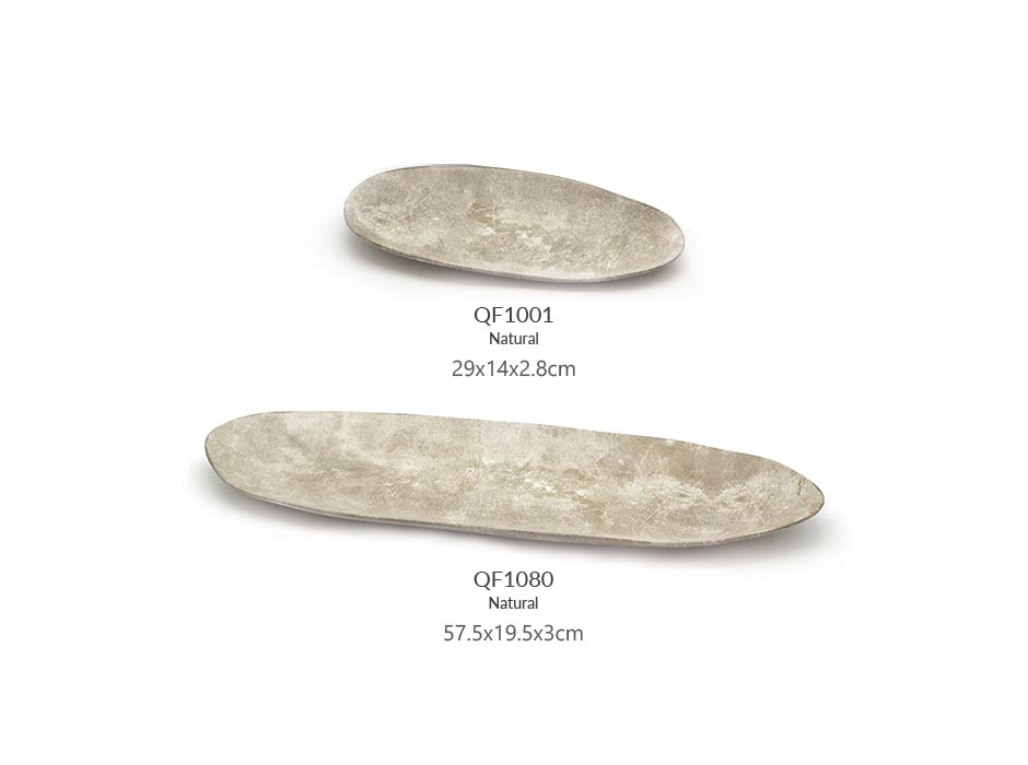 New organic platter (L), Natural, 57.5×19.5x3cm, CB3299