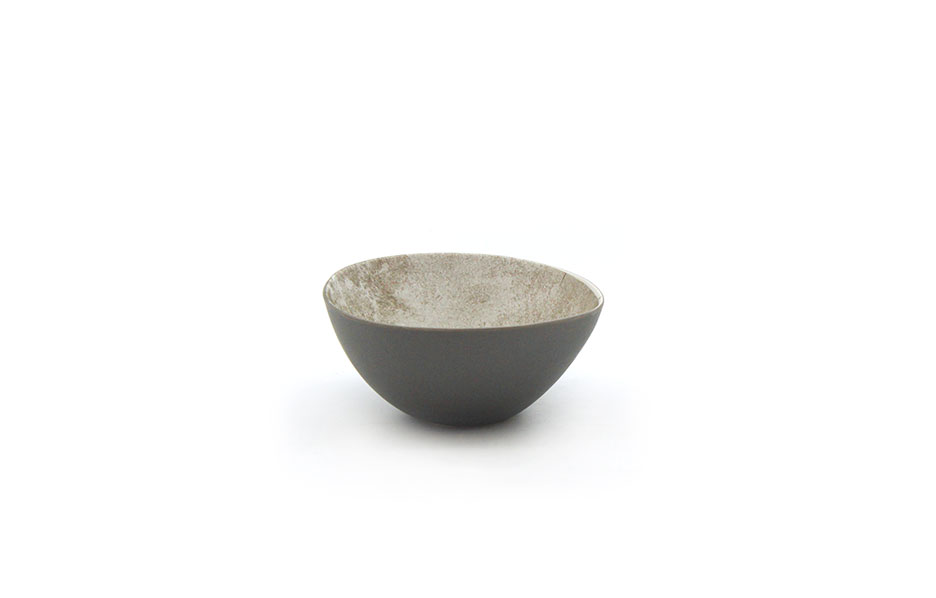 Asymmetrical Serving Bowl Mini, Natural, 13.5X13X6.5cm, CB3049